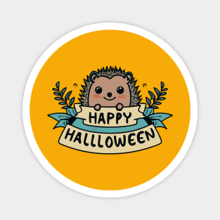 Hedgehog Halloween Magnet